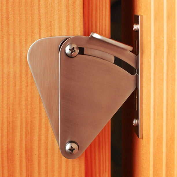 Walfront Sliding Barn Door Latch Steel Large Size 2 44 X 3 Inch Lock For Wood Doors Black Com Walfront Sliding Barn Door Latch Steel, Lock On Sliding Barn Door