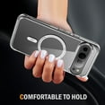 thumbnail image 3 of Decase Magnetic Case for Google Pixel 9 / 9 Pro,Compatible with Mag-safe,Military-Grade Protection,Stylish Non-Yellowing Shockproof Case for Google Pixel 9 / 9 Pro with Screen Protector,Clear, 3 of 8