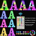 thumbnail image 4 of LED Letters Lights with Remote,Dimmer & Timer,colorful Alphabet Number Sign for Bedroom Wall Decor, Battery Powered Letter Lights for Wedding, Birthday, 4 of 6