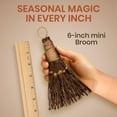 thumbnail image 6 of Cinnamon Broom 6" Cinnamon Broomstick Scented 3 Pack Mini Broom Witches Broom Decor for Halloween, 6 of 7
