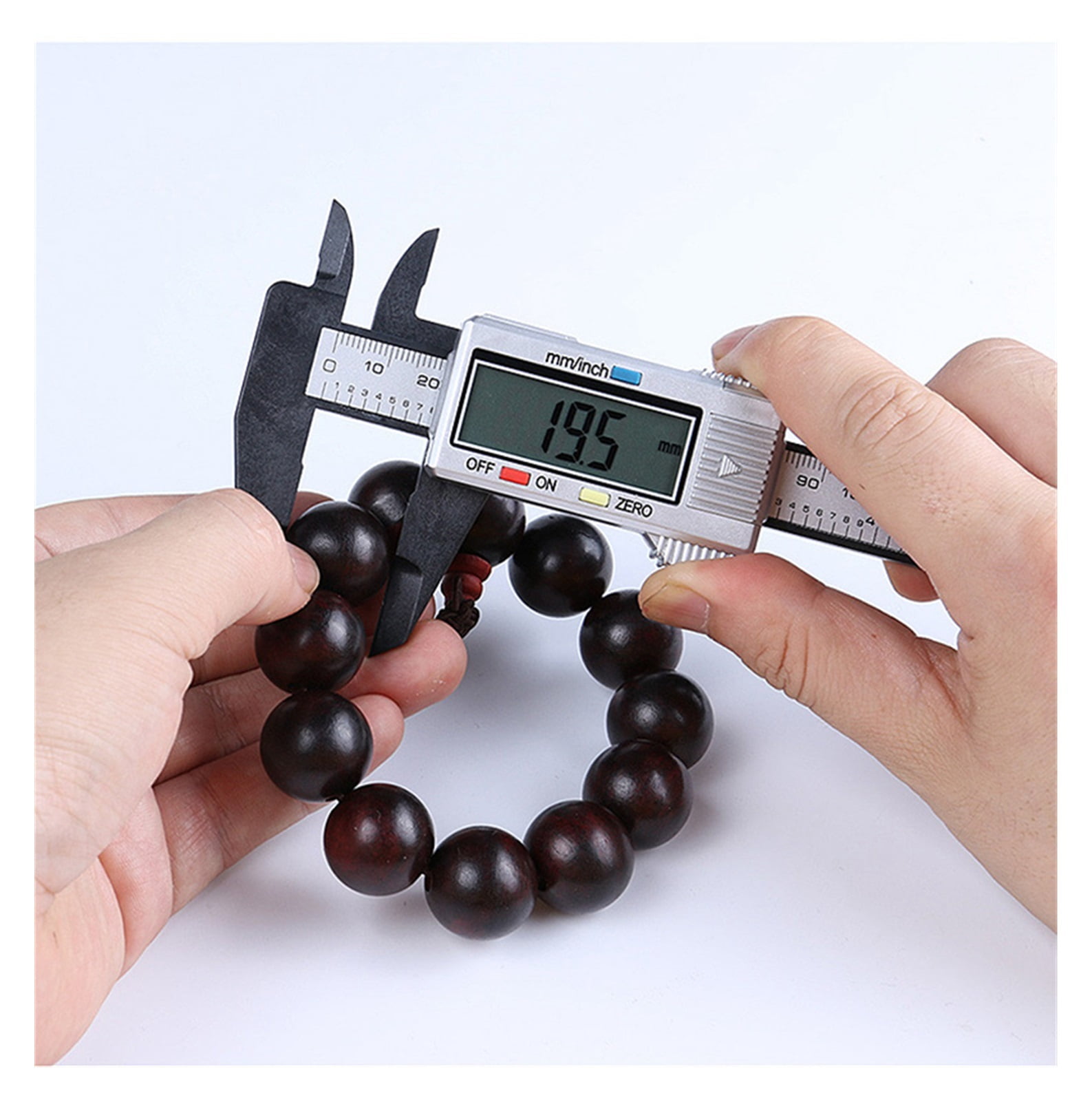 Digital Caliper Electronic Carbon Fibre Vernier Calipers 150mm/100mm Plastic Gauge Micrometer Ruler Measuring Tools Instrument ,Easy to Operate