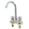 thumbnail image 1 of Grifo de lavabo con manija, grifo de baño de 2 manijas Grifo de lavabo de baño Grifo de baño con manija central Respuesta rápida, 1 of 12
