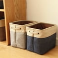 thumbnail image 4 of Laundry Boxes Storage Bins Containers for Clothes House Accessories Home Blue Clothing, 4 of 4