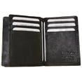 thumbnail image 4 of Improving Lifestyles Leather Expandable Gusset Credit Card Window ID Compact Wallet Black in Organza Gift Bag SUN1229BK, 4 of 6