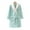 Green, variant on Boys Girls Flannel Robe 5-15T Kids Soft Long Bathrobe Youth Thickened Bath Towel Sleepwear Lapel Jumpsuit Pajamas Waistband