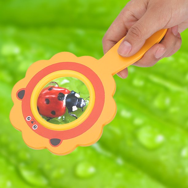 LYUMO Kids Magnifer Toy Handheld Magnifying Glasses Colorful Glasses