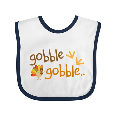 

Inktastic Gobble Gobble Thanksgiving Gift Baby Boy or Baby Girl Bib