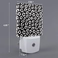 thumbnail image 2 of Cauagu Black Leopard Print LED Nightlight,0.5W Night Lights Plug into Wall 1 Pack with Dusk-to-Dawn Light Sensor Soft Glow Lamp for Bathroom Adult Hallway-EU, 2 of 7