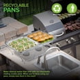 thumbnail image 5 of Chafing Dish Buffet Set Disposable - 21 x 13 (5 Pack) 9 x 13 (10 Pack) Aluminum Serving Trays, Catering Pans for Keeping Food Warm, Foil Chaffing Dishes for Buffets and Parties, Warming Tray, 5 of 5