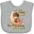 thumbnail image 3 of Inktastic My Nana Loves Me to the Moon and Back Boys or Girls Baby Bib, 3 of 4