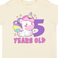 thumbnail image 4 of Inktastic 5 Years Old with Cute Unicorn Birthday Girls Toddler T-Shirt, 4 of 5