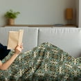 thumbnail image 3 of Mandala Soft Flannel Fleece Throw Blanket, Modern Style Universe Motif with Fractal Effects, Cozy Plush for Indoor and Outdoor Use, 70" x 90", Multicolor, by Ambesonne, 3 of 5