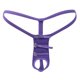 thumbnail image 1 of Sexy Mini hombres Tanga personalidad aro moda cintura baja T pantalones traje de baño ropa interior Pompotops qyievc5649, 1 of 6