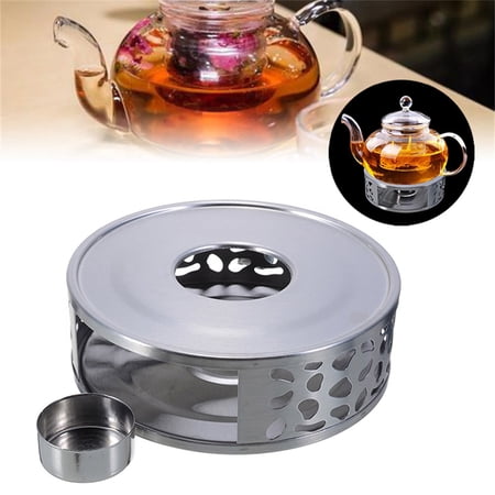 Sorven Stainless Steel Coffee Warmer Stainless Steel Tea Warmer, Metal Tea Warmer Efficient Multipurpose with Tea Light Holder for Home