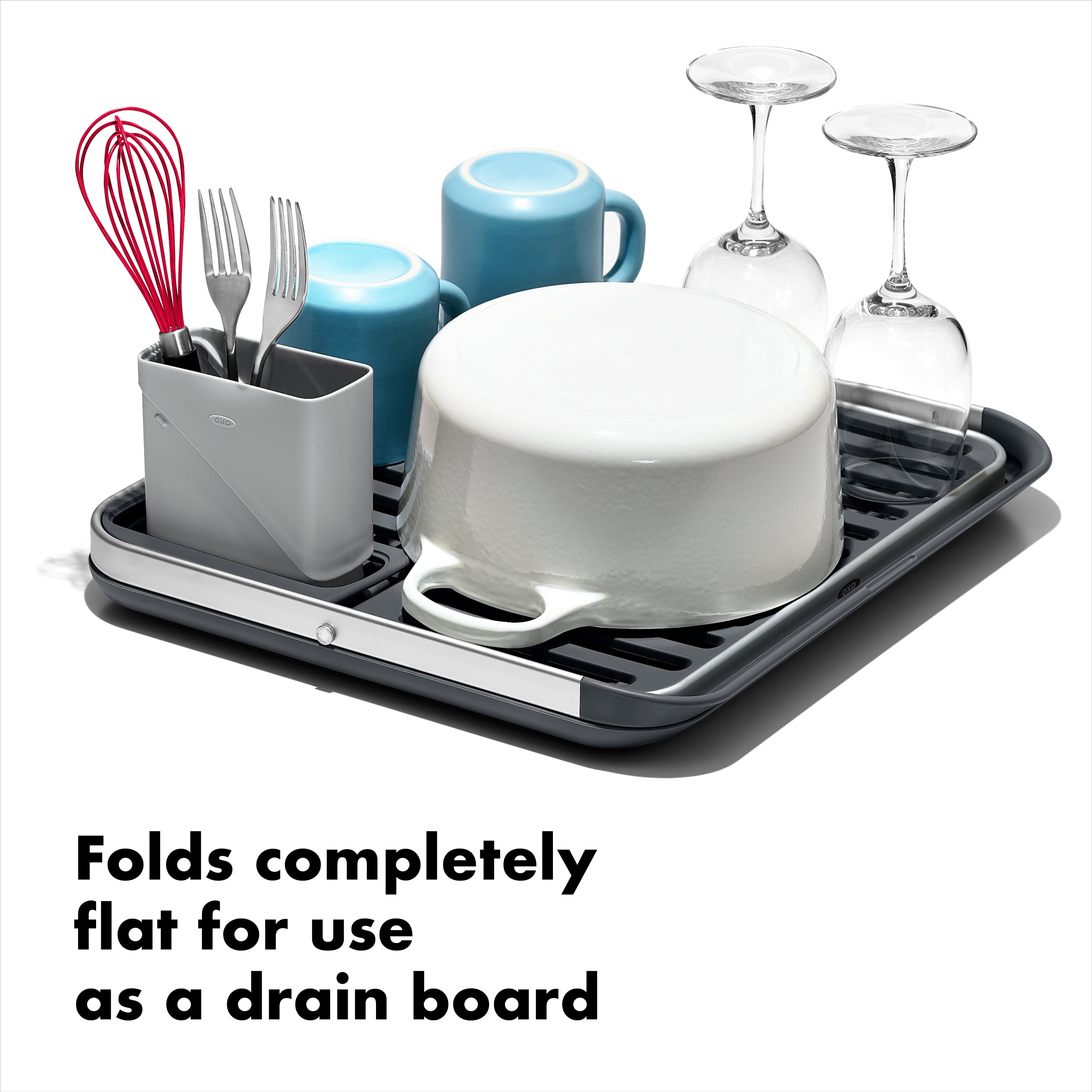 OXO Aluminum Folding Dish Rack