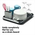 thumbnail image 5 of OXO Aluminum Folding Dish Rack, 5 of 6