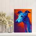 thumbnail image 2 of Abstract Vibrant Dog Canvas Wall Art, Modern Pet Print for Living Room Bedroom Dining Room Office Dog Lover Gift Decor, 2 of 8