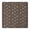 Boho Brown Geometric, variant on Neon Feather with Dots Pattern Square Fitted Tablecloth with Elastic Edge,Square Table Cover,Washable Elastic Table Cover for Home Kitchen Party Decor 34"x34"