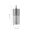 thumbnail image 4 of Práctico DC Micro Motor 3-24V Motor de engranaje eléctrico de alto par de torsión para automóviles, 4 of 5