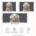 thumbnail image 2 of Yayeee Pillowcase Standard Size Set of 2 Satin Wrinkle Resistant Pillow Case, White Halloween Dog, 2 of 7