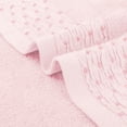 thumbnail image 4 of Unique Bargains 4 Pcs Cotton Soft Bathroom Hand Towel 14" x 30" Pink, 4 of 8