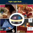 thumbnail image 4 of Temporizador Rotación Estrella Proyector Luz nocturna Niños Luces centelleantes, Regalo de cumpleaños Calcetín de Navidad Rellenos para niños Sincero  Hogar, 4 of 5