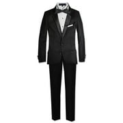 Johnnie Lene Formal Boys Slim Skinny Fit Suit 6 Piece Dresswear