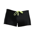 thumbnail image 1 of Low Rise High Elasticity 3d Cutting Swimming Trunks Men Swim Shorts, 1 of 5