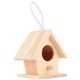 thumbnail image 4 of 4Pcs Outdoor Wooden Bird House Hanging Bird Resting Nests Box Garden Decoration Ornament, 4 of 5