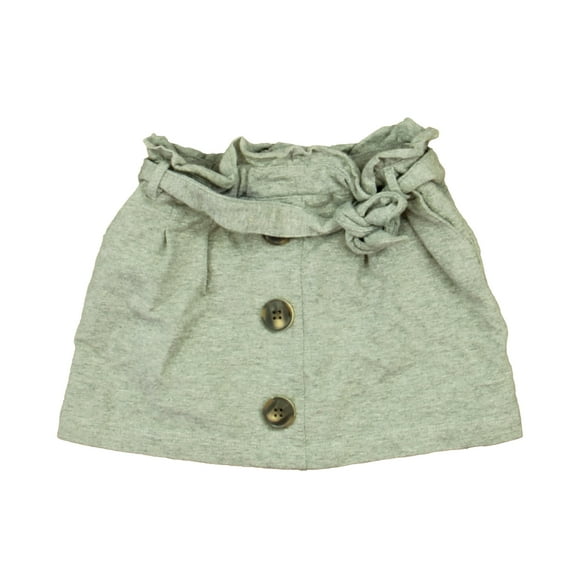 Pre-Owned Miki Miette Girls Gray Skirt size: 2T (Good)