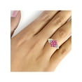 thumbnail image 3 of 1.12 Carat T.G.W. Pink Topaz Gemstone and 1/20 Carat T.W. White Diamond Ring, 3 of 4