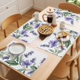 thumbnail image 5 of Spring Pastoral Floral Placemats Set of 1, Watercolor Purple Flowers Non-Slip Place Mats Washable Table Mats for Kitchen Dining Table Decorations Indoor/Outdoor, 5 of 9