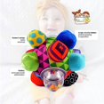 thumbnail image 2 of The Season Toys Plush Football Bumpy Ball for Infants Boys & Girls, 2 of 5