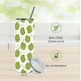 thumbnail image 2 of Frog Tumbler with Lid and Straw，20oz Insulated Frog Skinny Tumblers Stainless Steel Water Bottle Travel Mug Wine Cups Gifts for Women, 2 of 6