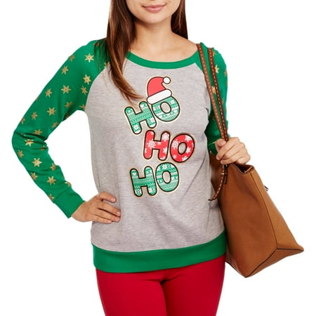 Sasson L/s Ho Ho Ho Sweatshirt