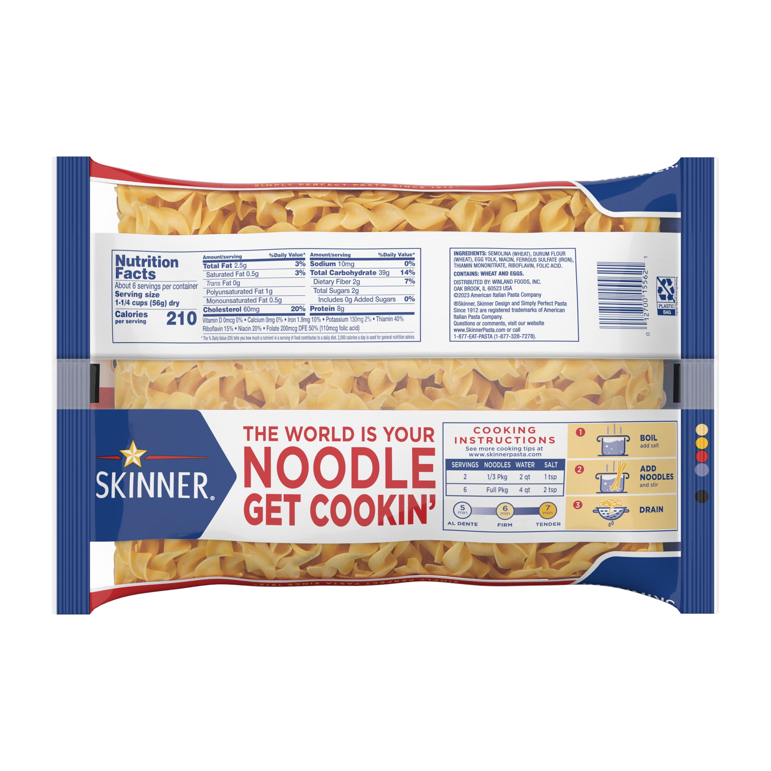 Skinner 12 oz Wide Egg Noodle Pasta