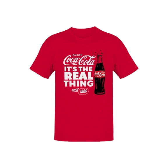 Officially Licensed Coca Cola It's the Real Thing Men's T-shirt