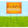 thumbnail image 1 of Fall Festival (18" x 24") Yard Sign, Includes Metal Step Stake, 1 of 6
