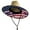 Flag, variant on Lifeguard Straw Hat with Design Natural, Flag