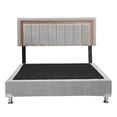 thumbnail image 2 of Cabecera Individual Ventur Gris + Box Base Cama, 2 of 8