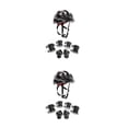 thumbnail image 3 of Casco con ruedas Matsuzay para niños Equipo de protección ajustable 2piezas Negro, 3 of 6