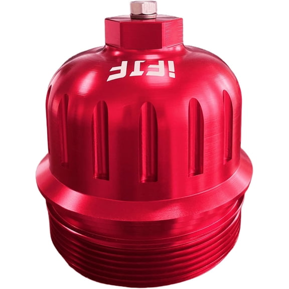 MRY 134001 Fuel Filter Housing Cap for 2017-2024 GM Duramax 6.6L L5P, Red