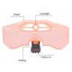 thumbnail image 5 of Toy Gun Shield Plastic Gun Shield Folding Increase Entertainment for Toy Gun Accessory ANGGREK Otros, 5 of 8