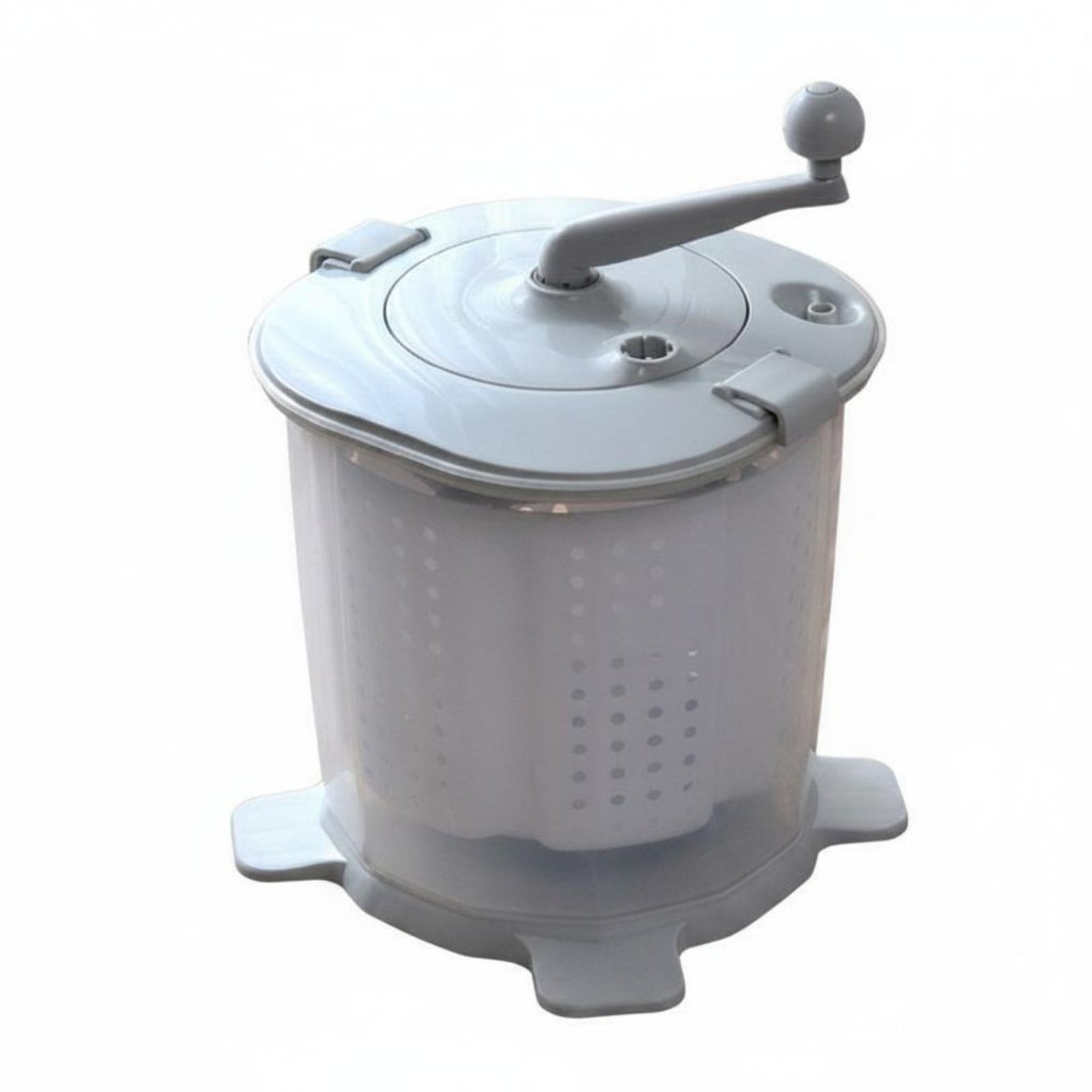 harayaa Compact Hand Crank Washer Manual Laundry Centrifuge Quick Wash Small Load Solution for Students Gym Wear Baby Clothes and Dorm Life