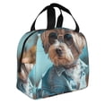 thumbnail image 2 of Balery Stylish Dog in Denim Outfit Bolsa de Almuerzo Aislada – Caja de Almuerzo con Papel de Aluminio Grueso, Mantiene la Comida Fresca por 4 Horas, 2 of 8