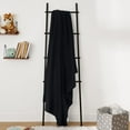 thumbnail image 3 of Dreamscene Black Fleece Throw Blanket Large Lightweight Warm Polar Soft Non Shedding Blanket for Bed Couch Outdoors Travel, Solid Black - 80" x 95", 3 of 6