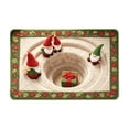 thumbnail image 3 of KKOUHVY Christmas Rug, Super Soft Cozy Christmas Door Mat, Non-slipped & Absorbent Xmas Front Door Rug for Indoor Entryway, 24x16 inch, 3 of 6