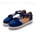 thumbnail image 4 of Sneakers for Women Slip On Low Top Walking Shoes Casual Summer Comfort Non Slip Flat Loafers, 43, 4 of 6
