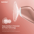 thumbnail image 2 of Satisfyer Love Breeze Air-Pulse Clitoris Stimulator - Non-Contact Clitoral Sucking Pressure-Wave Technology, Waterproof, Rechargeable (Copper), 2 of 6