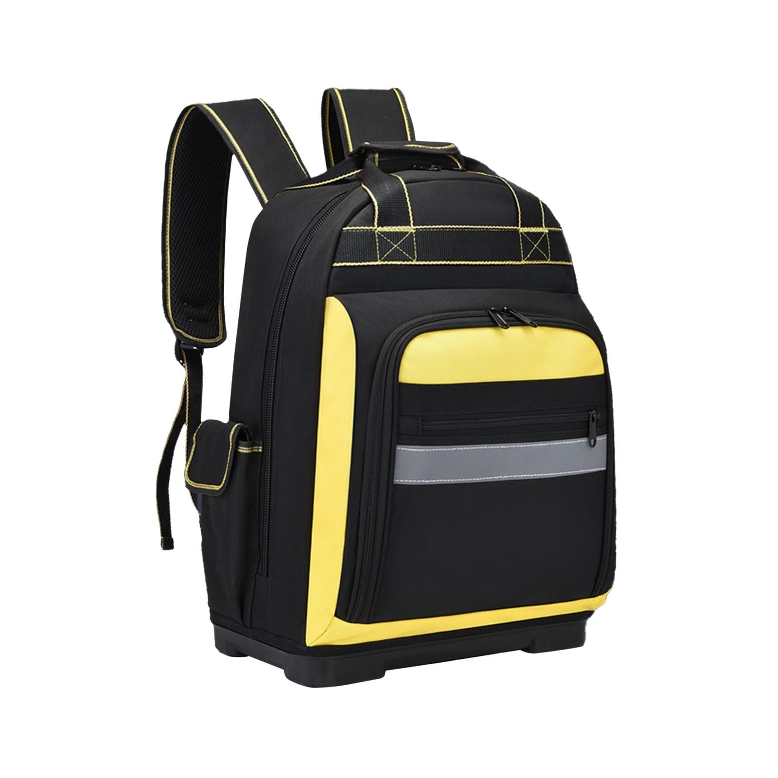 figatia Tool Backpack Gardener Bag Convenient Wear Resistant Tool Organizer Heavy Duty Tool Bag for Storing Tools Repairman Worker Construction